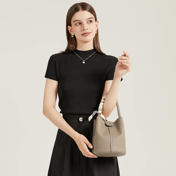 BOSTANTEN Umhängetasche Damen Mittelgross, PU Leder Crossbody Schultertasche, Umhänge Tasche Handtas