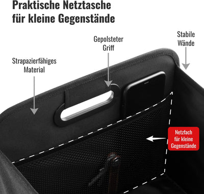 achilles Auto-Faltbox XL - Kofferraumtasche mit grossem Stauraum - grosse Einkaufstasche - Aufbewahr