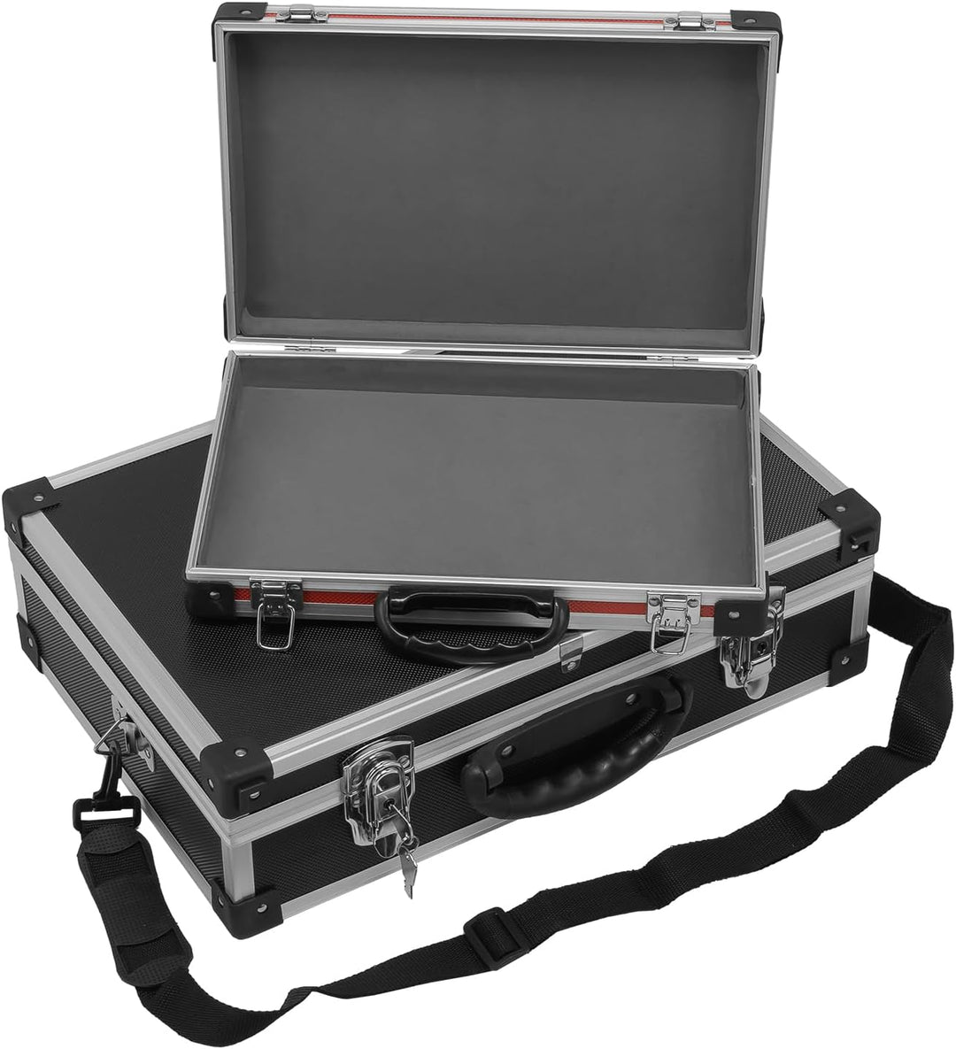 anndora® Werkzeugkoffer leer 2 Koffer - nestbar Set gross klein, Set gross klein