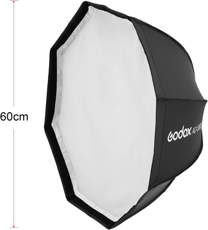 Godox AD-S60S 60 cm achteckiges Studio Softbox Speedlite Speedlight Diffusor Godox-Halterung mit Git
