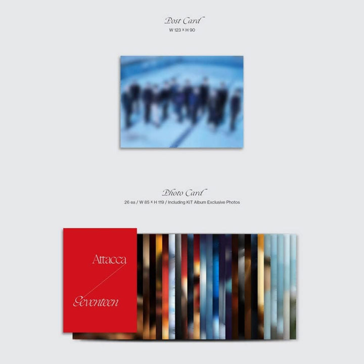 Seventeen Attacca 9th Mini Album KiT Album [Incl. Seventeen Lenticular Photocard]