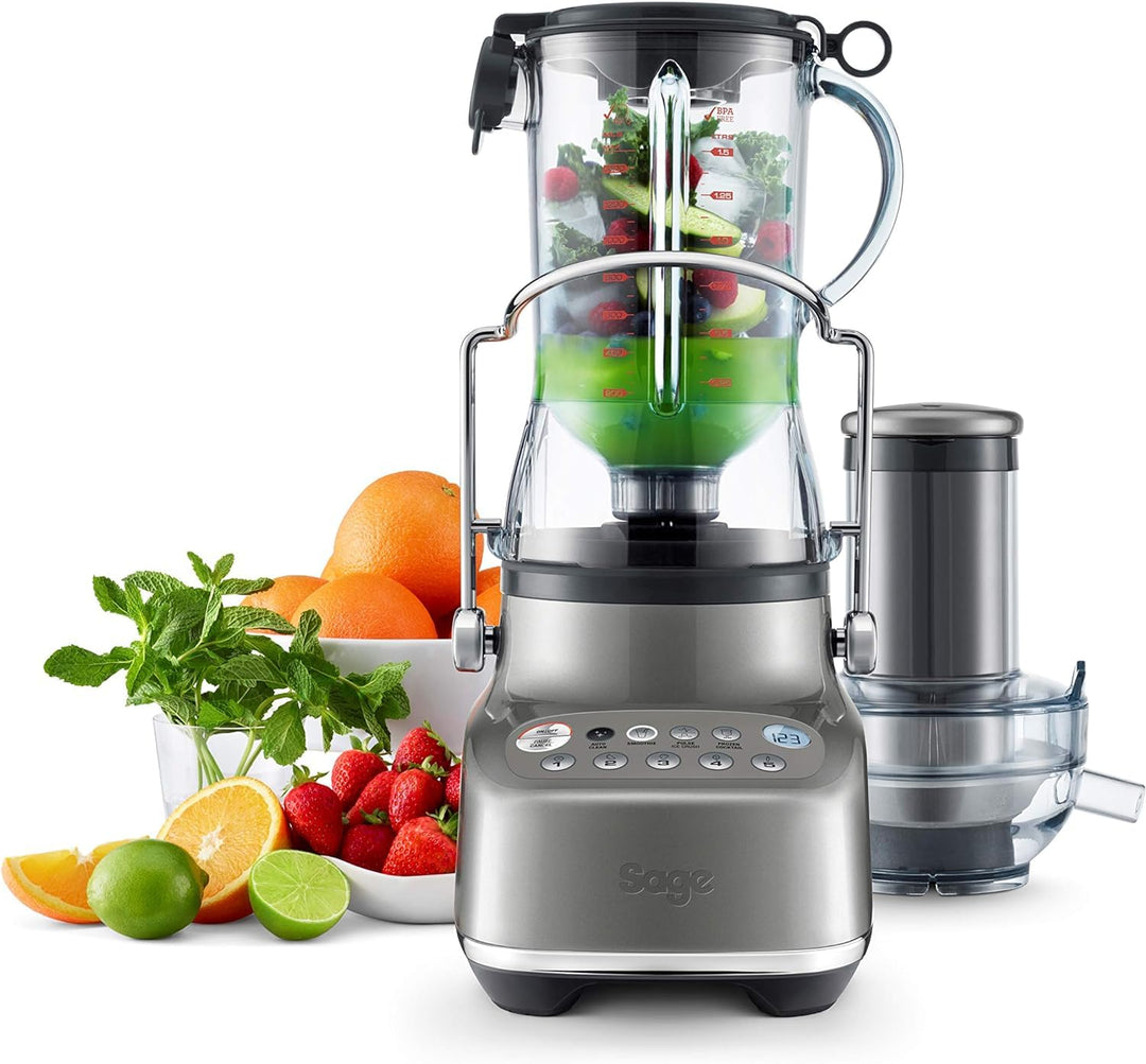 Sage - The 3X Bluicer - 2-in-1 Mixer & Entsafter für Smoothies, Säfte, Frappes, Slushies & Cocktails