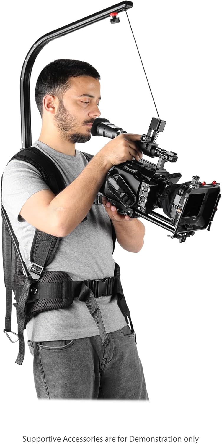 FLYCAM Basic Flowline Body Mount Stützweste mit 180° Drehung für Kamera, Camcorder und 3-Achsen-Gimb
