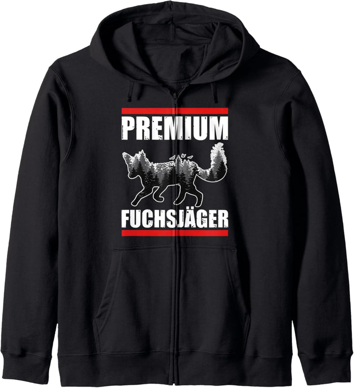 Fuchsjäger Jäger Jagd Kapuzenjacke