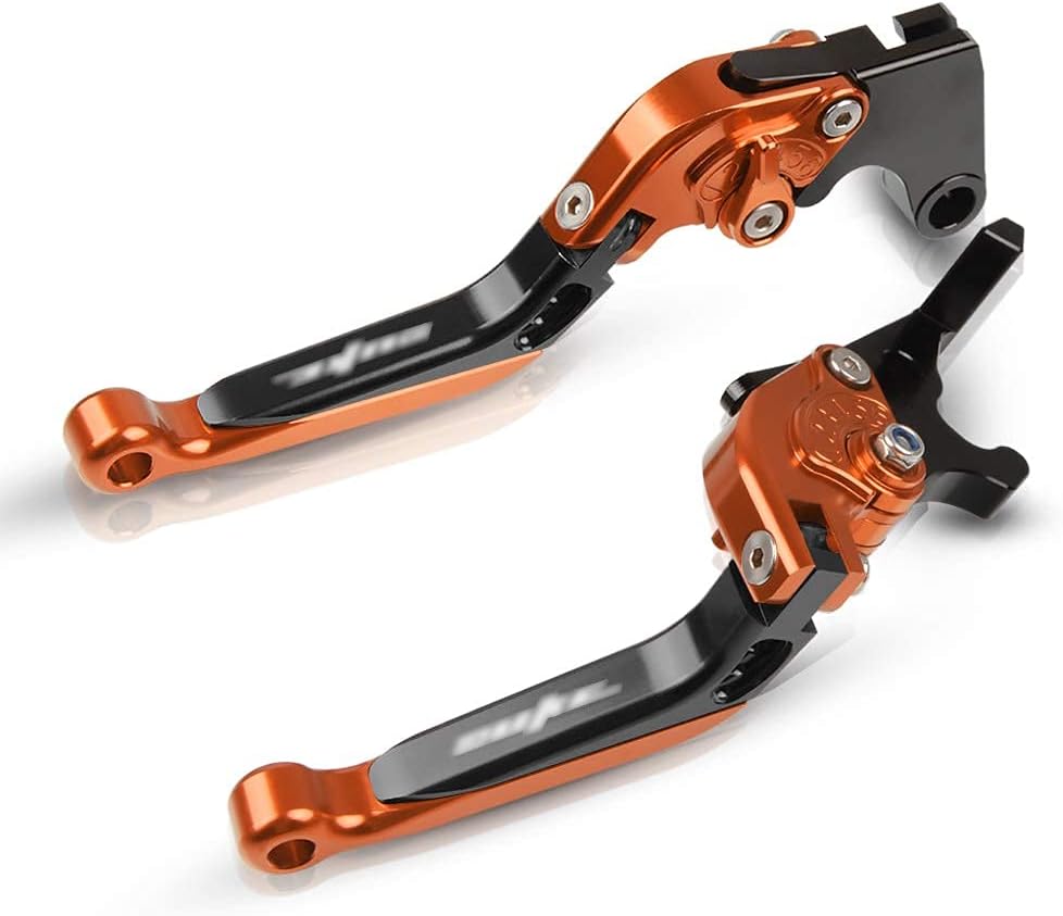 QJY-Motor Part-Store Motorrad Einstellbar Bremskupplungshebel CNC Aluminium für DUKE 125 390 DUKE 20
