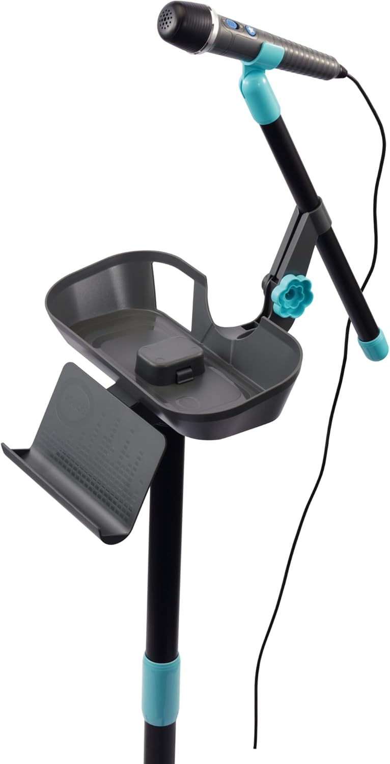 VTech Kidi Super Star DJ Studio Black – 10-in-1 Karaokespielzeug mit Mikrofon, abnehmbarem DJ-Mischp