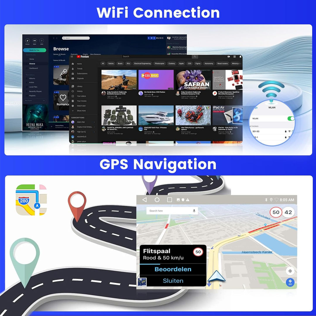 Radio für VW Golf 5 Golf 6 Skoda Polo Passat Tiguan Touran Android 2+64G mit Wireless CarPlay Androi