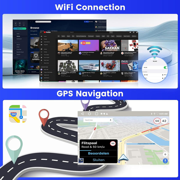 Radio für VW Golf 5 Golf 6 Skoda Polo Passat Tiguan Touran Android 2+64G mit Wireless CarPlay Androi