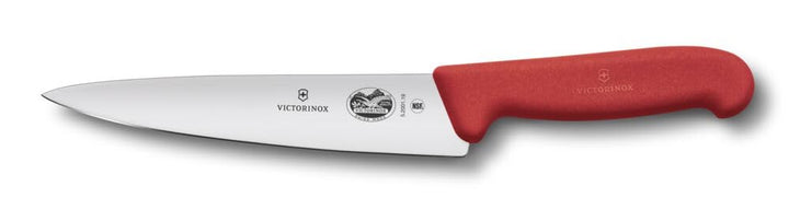 Victorinox Fibrox Kochmesser, Breites Universalmesser für Fleisch, Fisch, Gemüse und Kräuter, 19 cm,