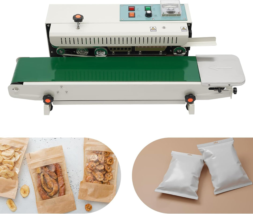 500W Durchlaufsiegelgerät | Konstanthitze Automatisch Folienschweissgerät | Horizontal Kontinuierlic