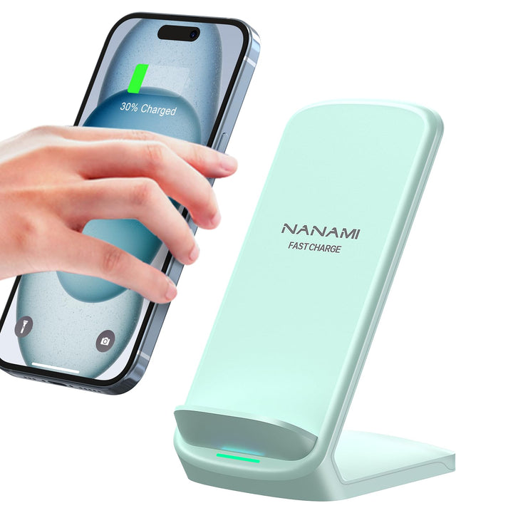 NANAMI Fast Wireless Charger, 10W Induktive Ladestation für Samsung Galaxy S24/S23/S22/S22+/S21/S20/