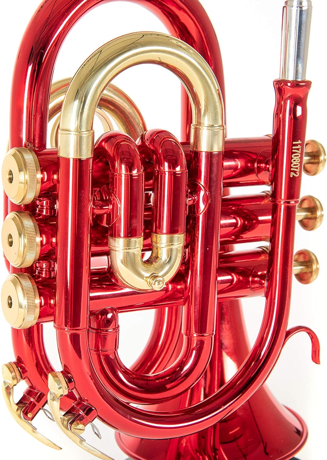 Roy Benson Bb Taschen -Trompete MOD.PT-101R rot lackiert, inkl. Etui, PT-101R