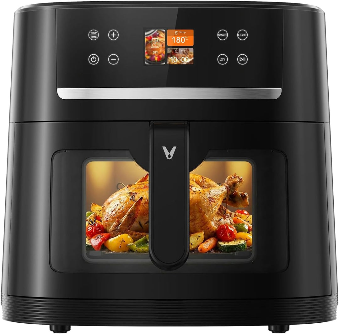 VIOMI VORTEX Max Heissluftfritteuse 8L Air Fryer, mit automatischer Erkennungstechnologie,12 Smartpr