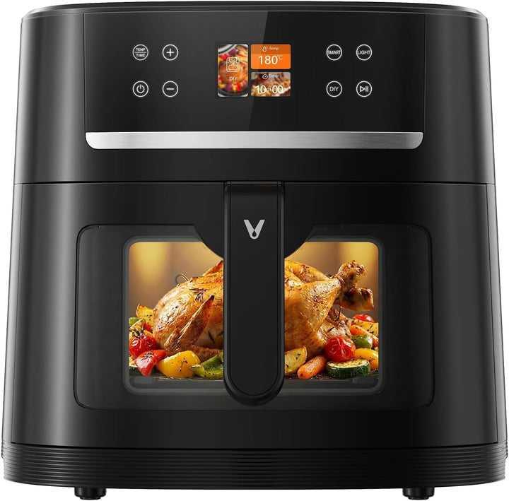 VIOMI VORTEX Max Heissluftfritteuse 8L Air Fryer, mit automatischer Erkennungstechnologie,12 Smartpr