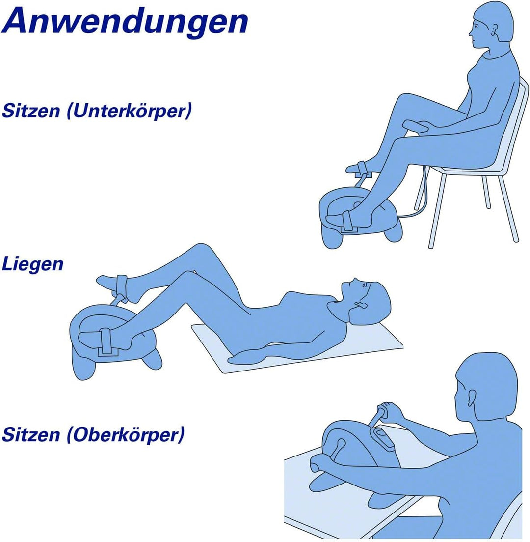 Sport-Tec Arm- und Beintrainer,Home Fitness, Pedaltrainer, Ausdauertraining, Mini Bike, Senioren, Fi