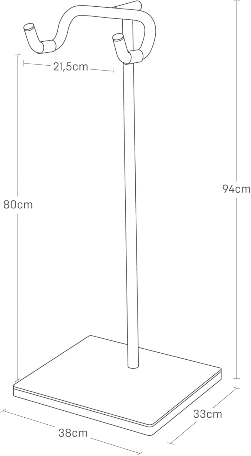 Yamazaki 1965 TOWER Bicycle Stand, white, Steel/Polypropylene/Silicone, 38 x 33 x 94 cm Weiss, Weiss