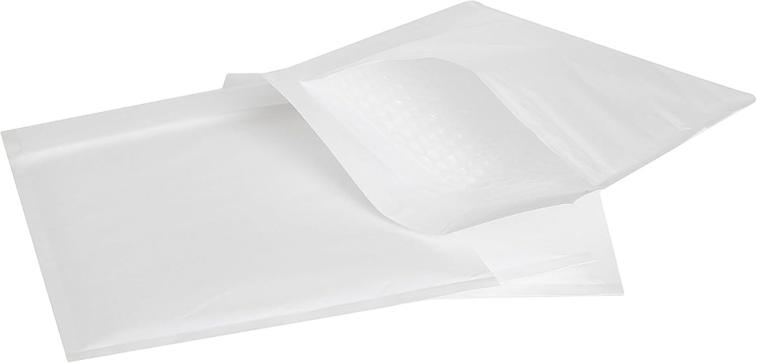 100 Luftpolsterversandtaschen G 7/G17, 250x350 mm, Gepolstert, Selbstklebend, Umschlag, Weiss, Versa
