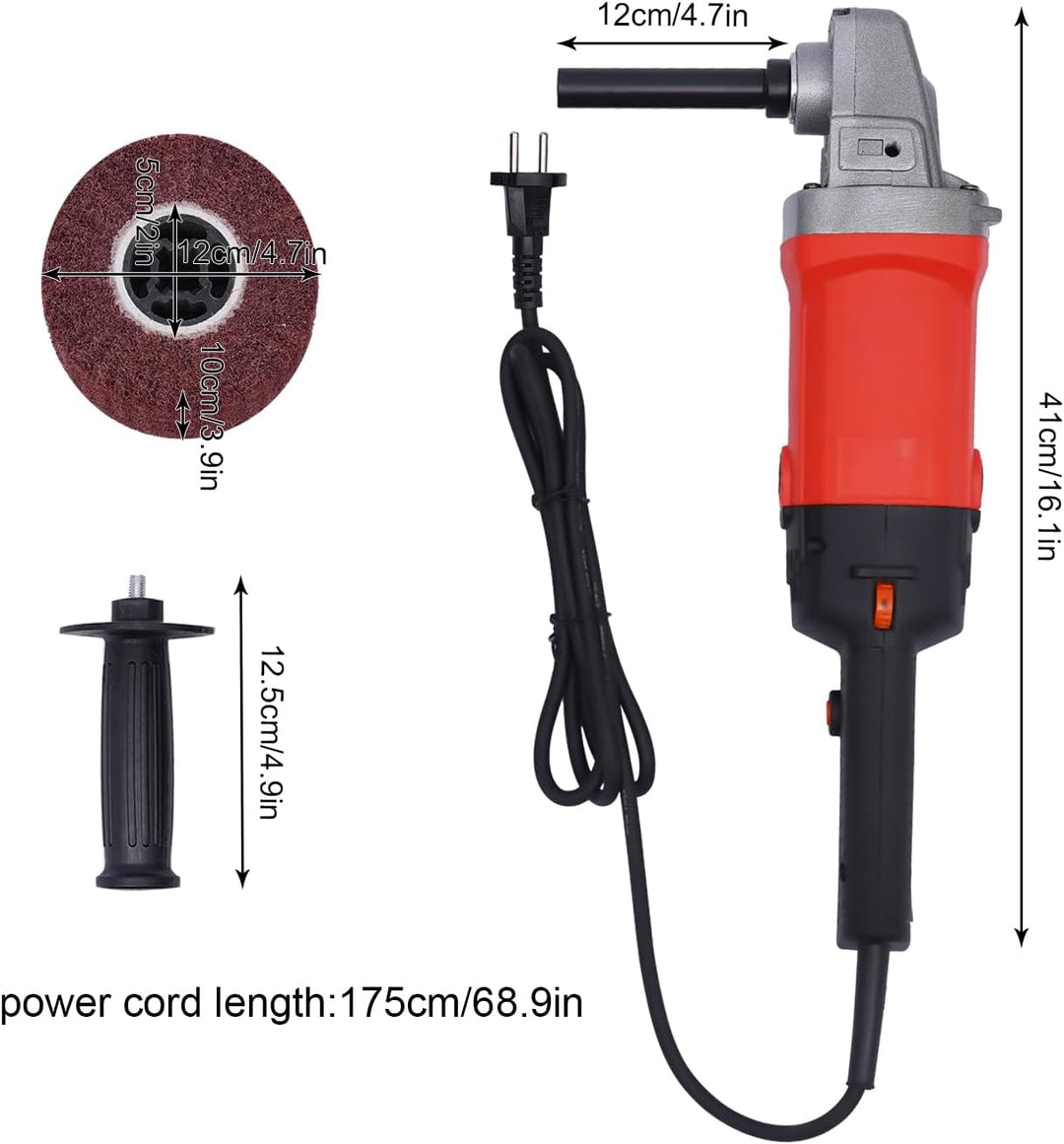 Satiniermaschine 220V | Schleifmaschine Polieren | Walzenschleif | 1400W | Rostfrei | Ergonomische Z