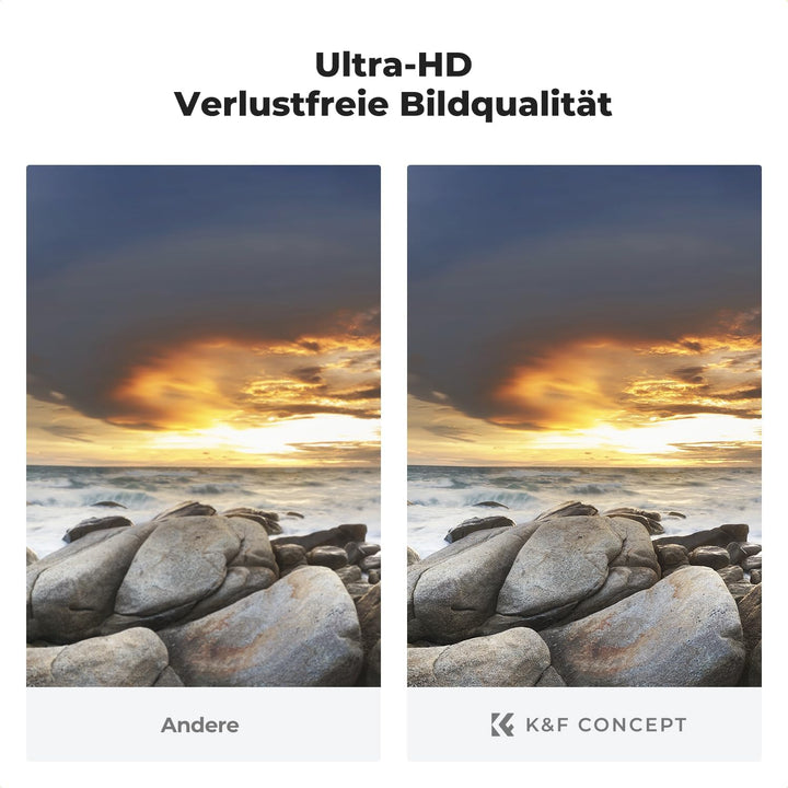 K&F Concept Nano-X 58mm Soft GND8 Verlaufsfilter ND0,9(3 Stops,12,5%) Grauverlaufsfilter GND8 Filter