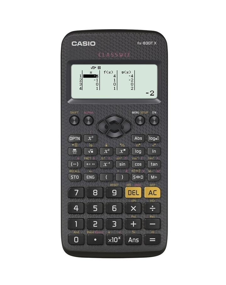 Casio fx-83GT X Schwarz Single, Single