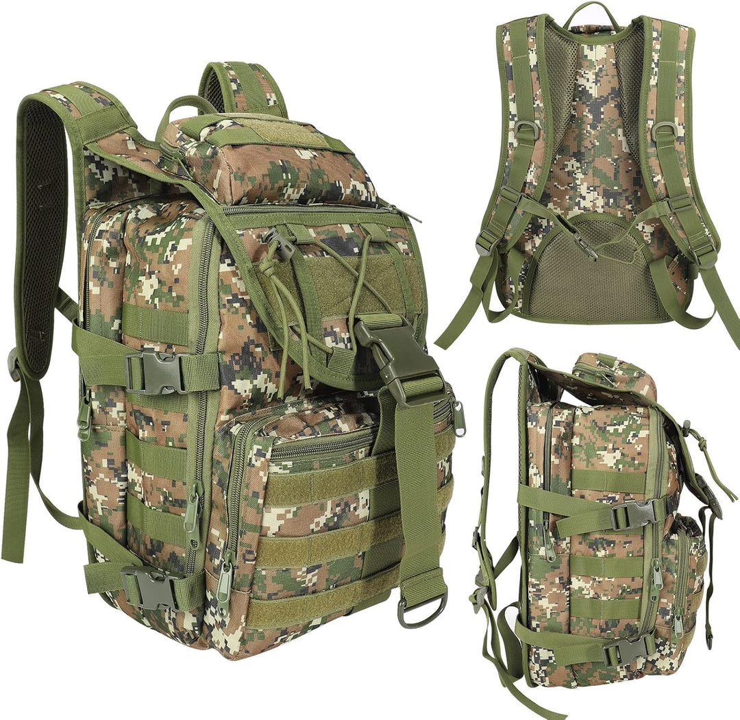 SHANNA Militärrucksack 35L/50L Armee Rucksack Molle, Hohe Kapazität Trekkingrucksack Wanderrucksäcke