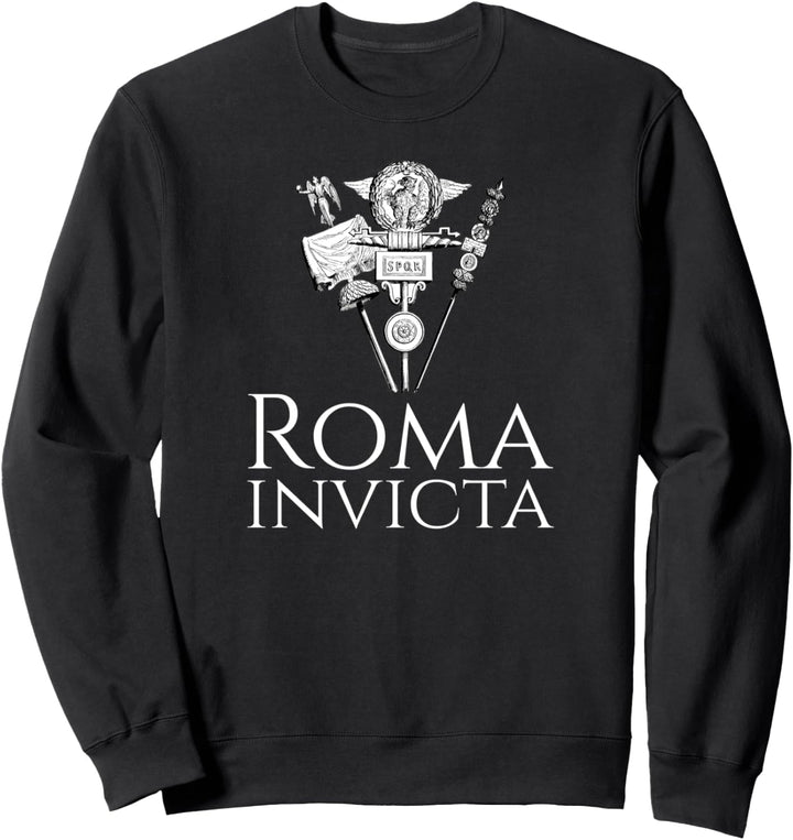 Ancient Roman Legionary Standard - Roma Invicta - SPQR Sweatshirt