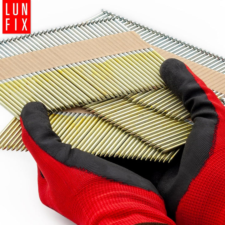 34° Ringschaftnägel 3,1x90 mm aus Stahl verzinkt, papiergebunden auf Streifen – Packung 2000 Stk. –