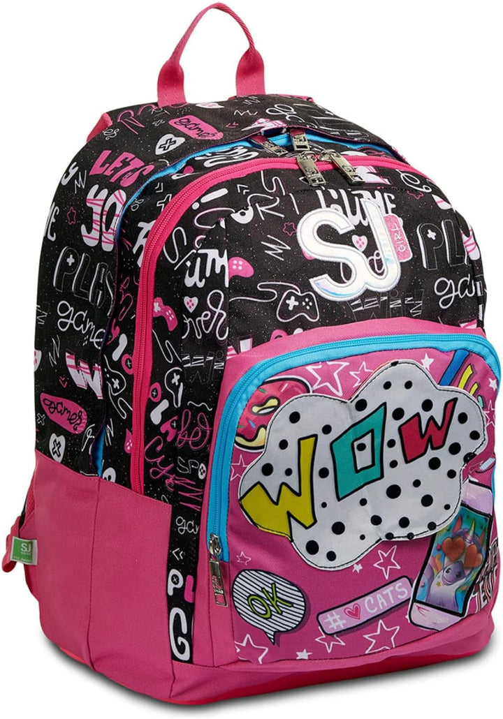 SJ Gang Seven Rucksack ADVANCED - DREAM & DO GIRL, Taglia unica, American, Rot