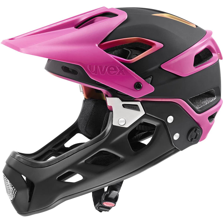 Uvex Jakkyl HDE 2.0 MTB Fahrrad Helm schwarz/pink 2022 56-61 cm, 56-61 cm