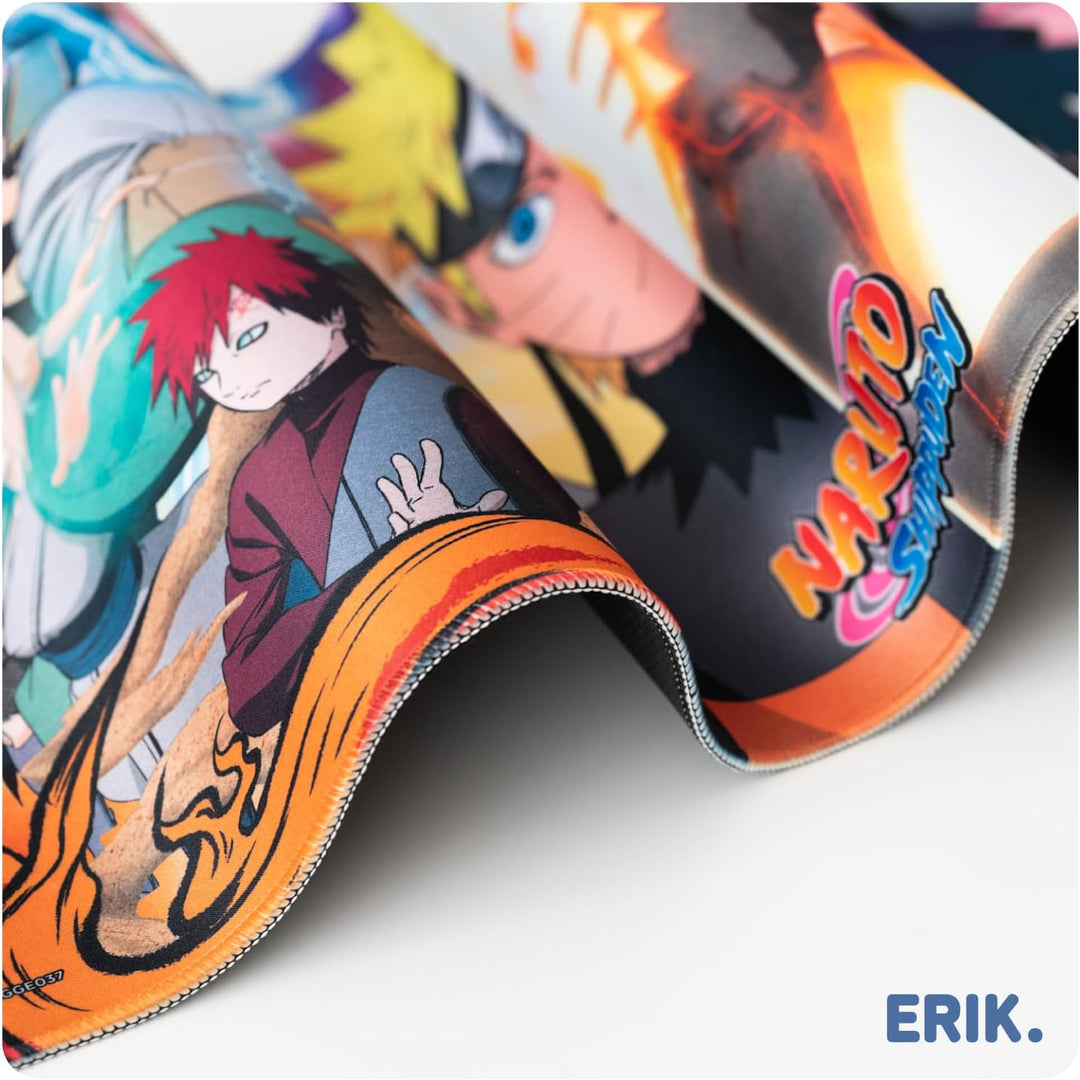 Grupo Erik - XL Mauspad Naruto - Kawaii Gaming Mauspad - Mouspad mit Motiv - Naruto Fanartikel - Man