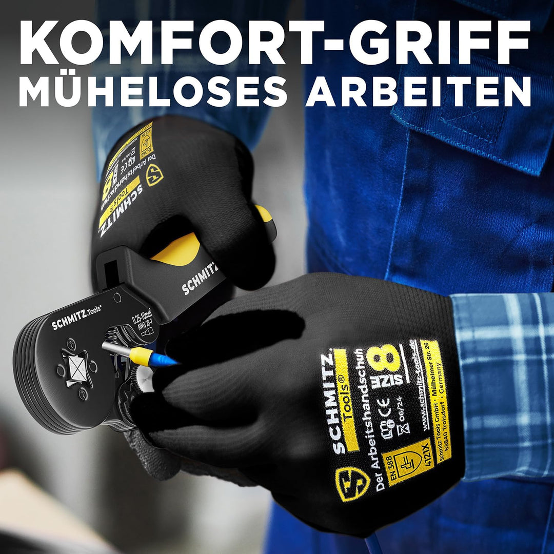 Crimpzangen Set von SCHMITZ.Tools® [1800 Teile] - Premium Aderendhülsen Zange [0,25– 10mm2] - Krimpz