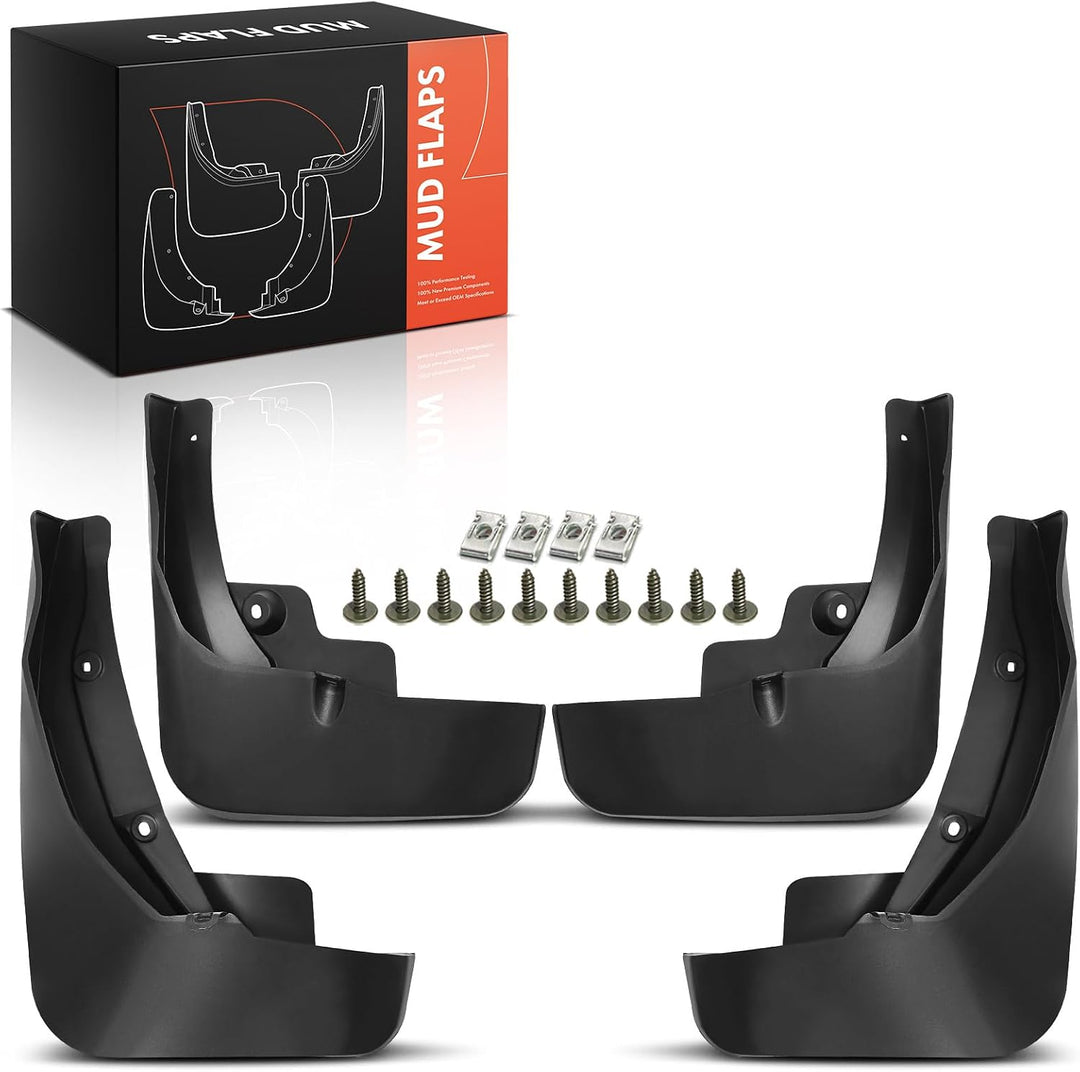 Frankberg 4x Universal Auto Spritzschutz Schmutzfänger Vorne Hinten Kompatibel mit Q7 4MB 4MG 2.0L-4