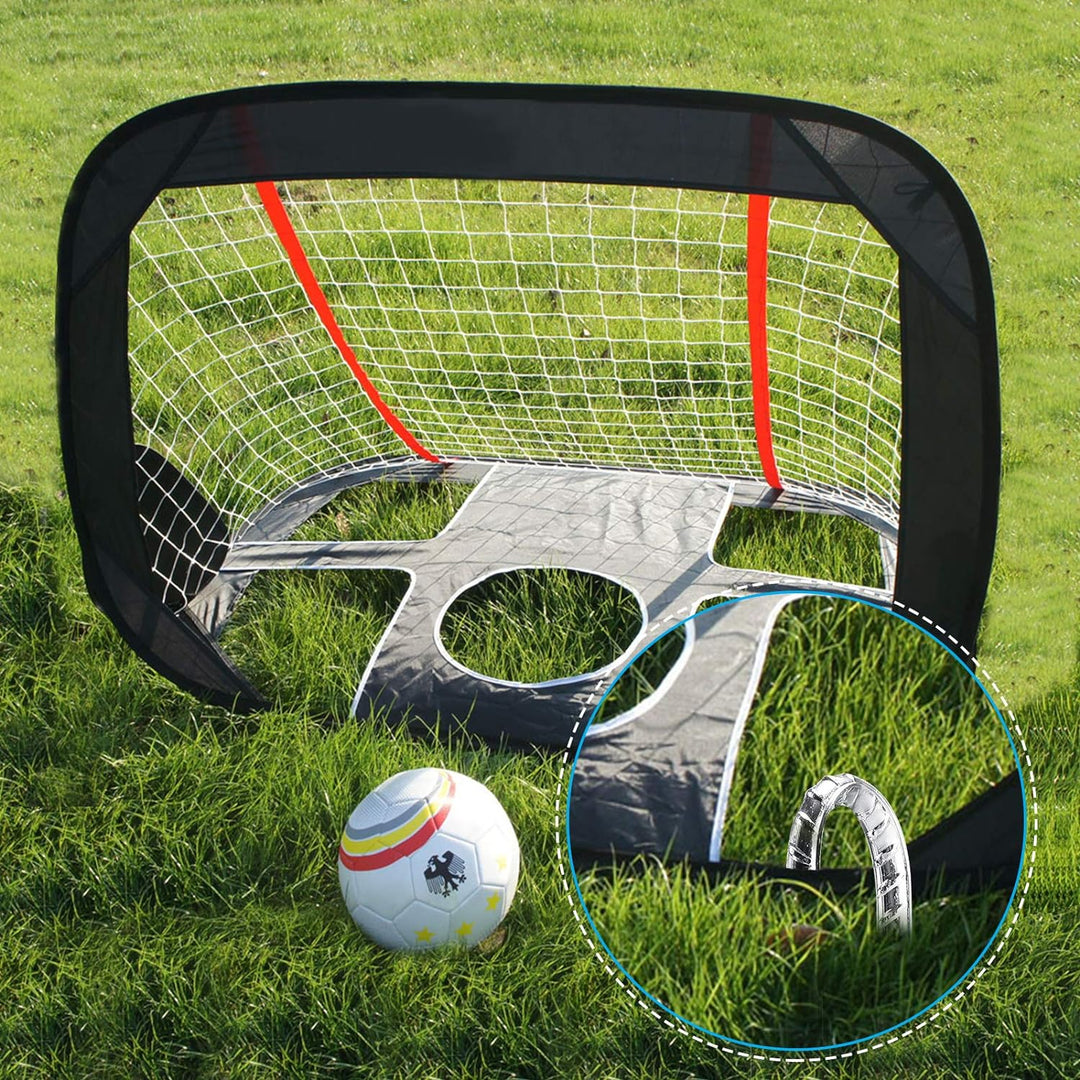 AGPTEK Bodenanker, 6er Pack 32CM U-förmige Erdnagel, Verzinkter Stahl Trampolin Wind Pfähle Schwerla