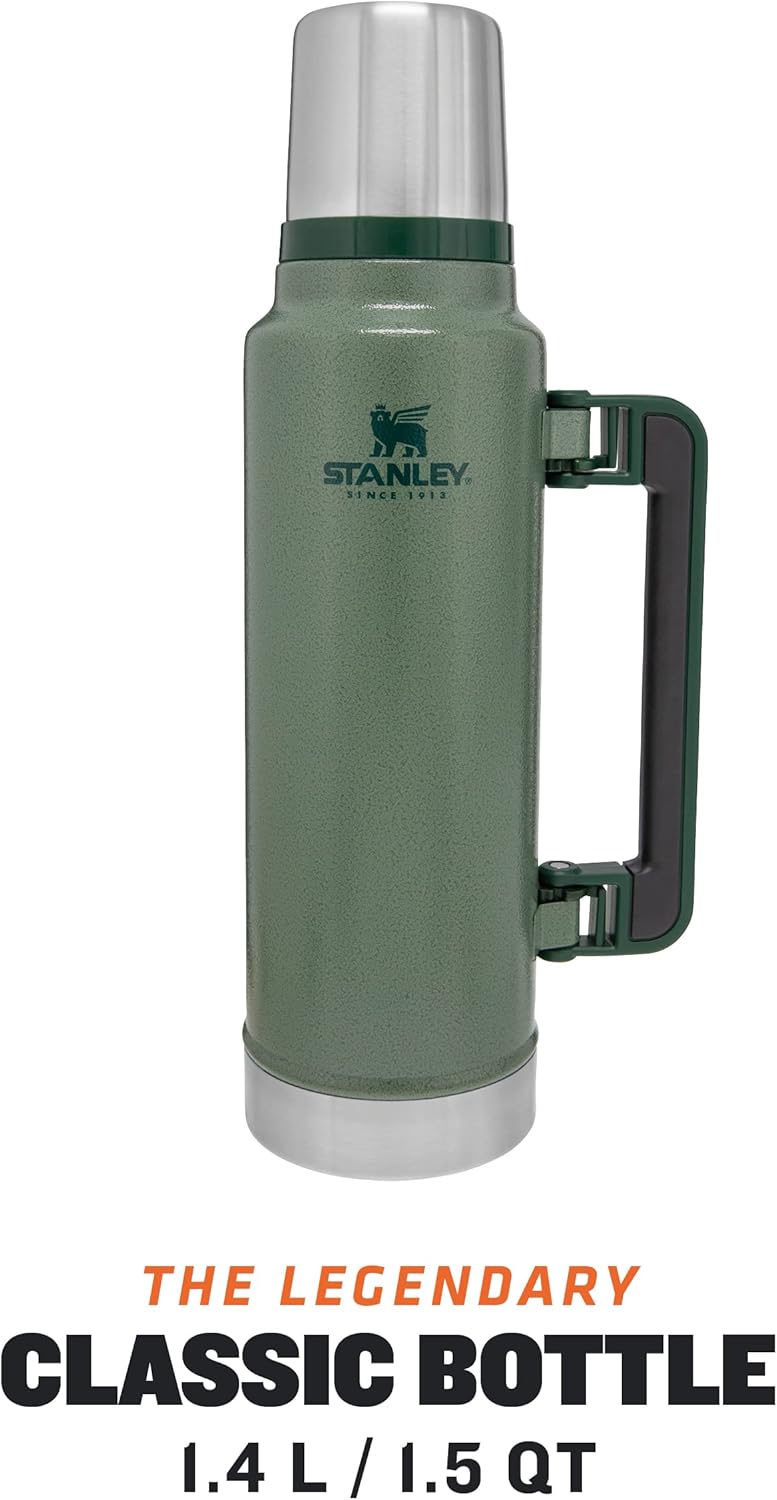 Stanley Classic Legendary Thermosflasche- Thermos Hält 15-48 Stunden Heiss oder Kalt - Edelstahl The