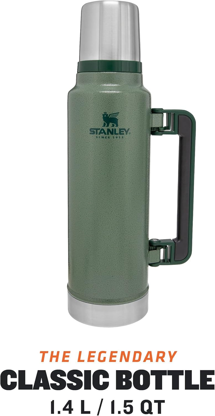 Stanley Classic Legendary Thermosflasche- Thermos Hält 15-48 Stunden Heiss oder Kalt - Edelstahl The