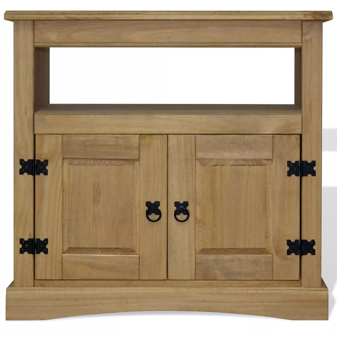 Tidyard TV Rack Regal TV Schrank Mit 1 Schrank und 1 Regal Fernsehtisch Fernsehtisch, Allzweckschran