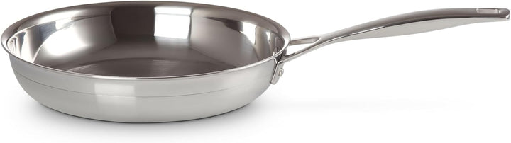 Le Creuset Unbeschichtete Bratpfanne aus 3-ply Edelstahl, Ø 24 cm, 96200224001100 24 cm Unbeschichte