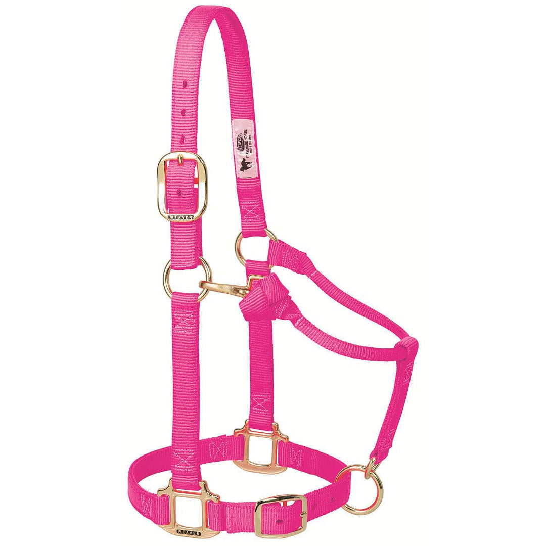 Weaver Leather Original verstellbares Nylonhalfter für Pferde Suckling Diva Pink, Suckling Diva Pink