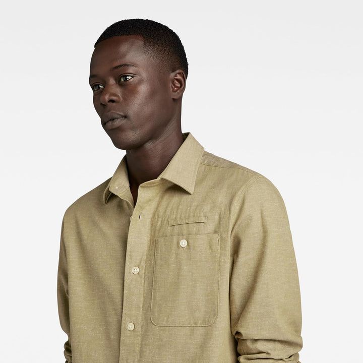 G-STAR RAW Herren Bristum 2.0 Slim Hemd Shirts XS Beige (Tree House D23553-d187-c941), XS Beige (Tre
