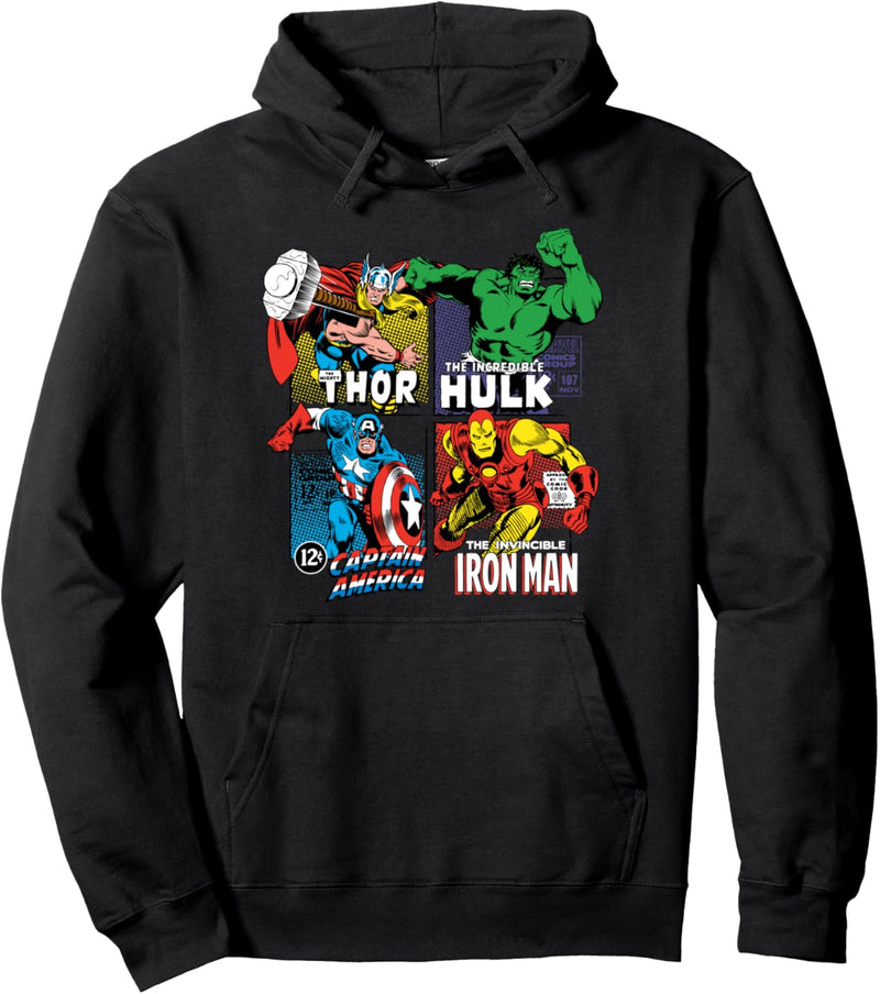 Marvel Super Heroes Squares Pullover Hoodie