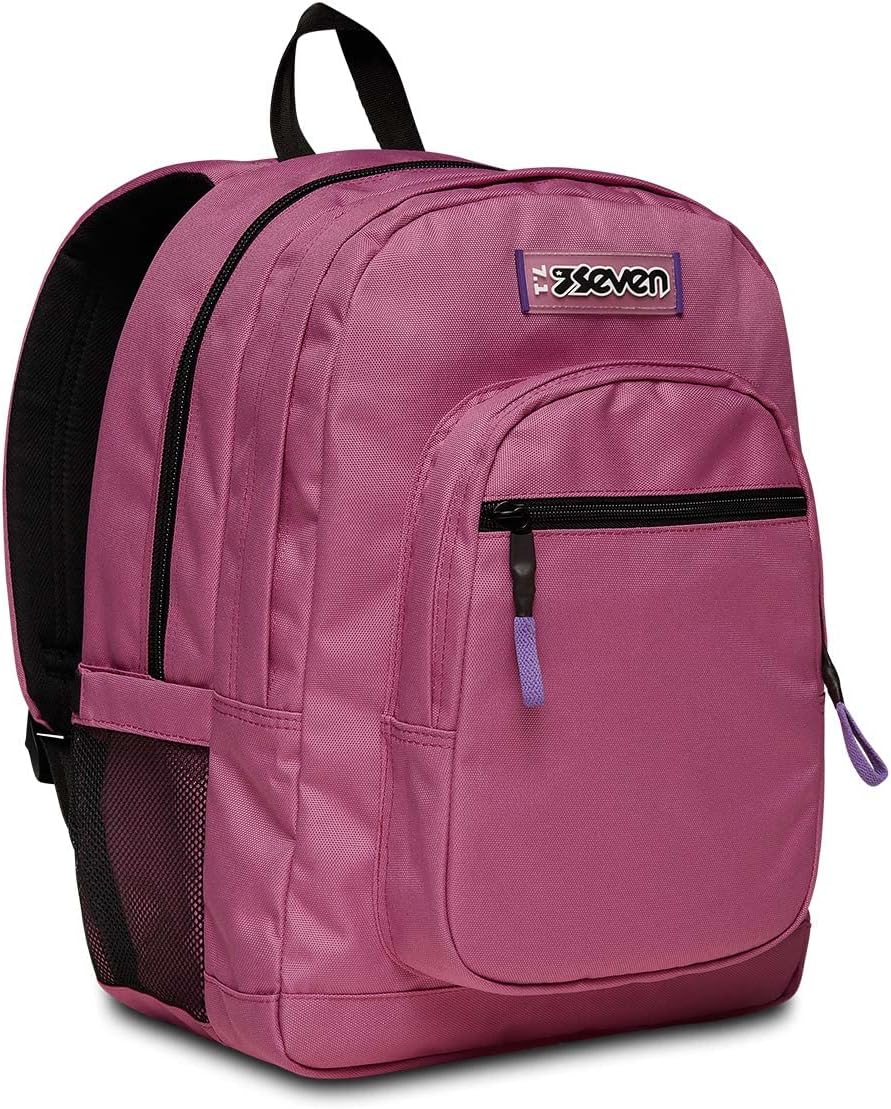 Seven Unisex Kinder Seven Freethink Rucksack Rucksack Freethink (3er Pack) 33 x 44 x 20 cm Raspberry