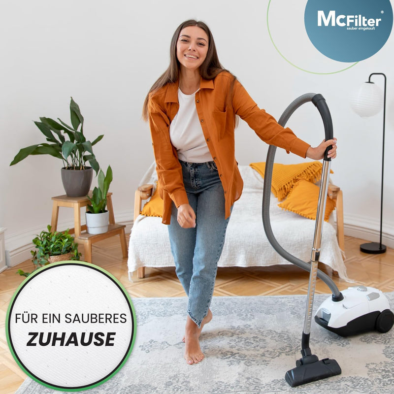 McFilter | 20 Staubsaugerbeutel als Alternative für Swirl R39 | als Alternative für Rowenta, Mouline