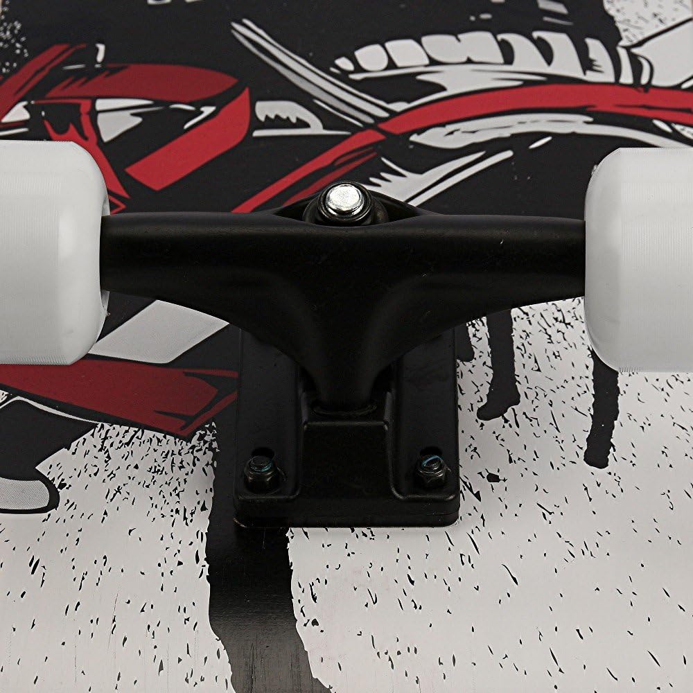 FunTomia Skateboard mit Mach1 Kugellager Rollenhärte 100A und 100% 7-lagigem Ahornholz Skate Board m