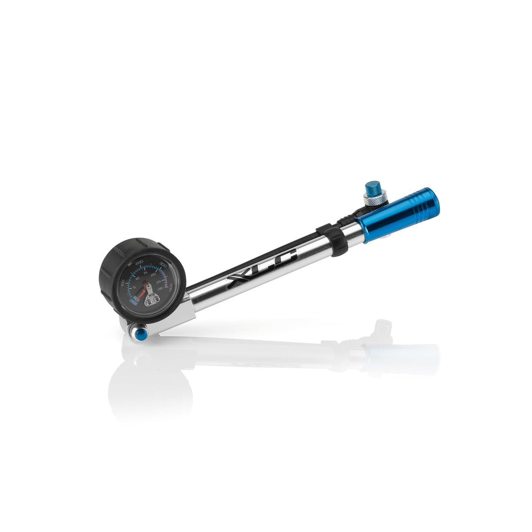 XLC Suspension Pumpe HighAir Pro PU-H03 - Präzise Federungseinstellungen für dein Bike, PU-H03, Silb