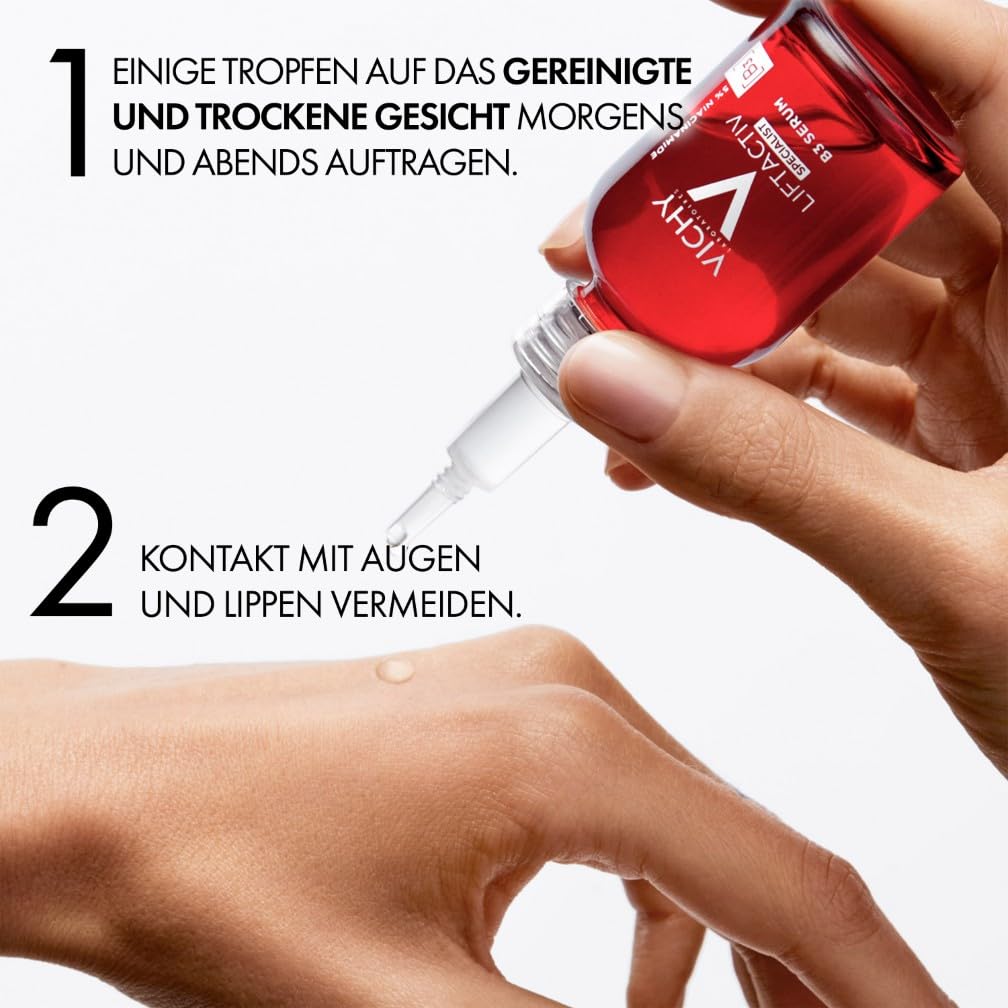 Vichy LiftActiv B3 Dark Spot Corrector und Gesichtsserum mit Niacinamid, Glykolsäure, Peptiden und T