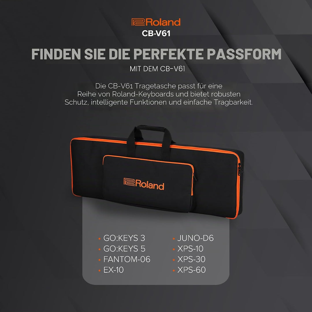 Roland Vielseitige Tragetasche für mobile 61-Tasten-Keyboards, CB-V61