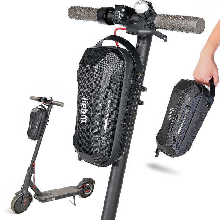 liebfit Lenkertasche wasserdicht mit Tragegriff für E-Scooter Elektroroller Xiaomi Mi Ninebot NIU JO
