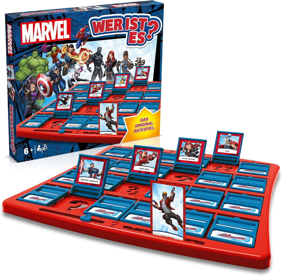 Winning Moves Wer ist es? Marvel Edition - Wer ist es Spiel Marvel Brettspiel für Kinder - Fanartike