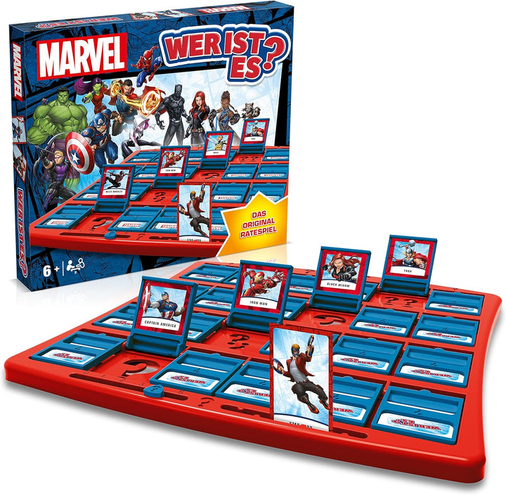 Winning Moves Wer ist es? Marvel Edition - Wer ist es Spiel Marvel Brettspiel für Kinder - Fanartike