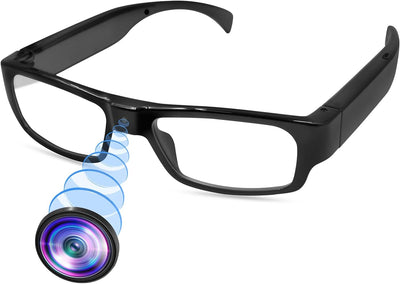 LXMIMI Kamera Brille, Brille Mini Kamera 1080P Sport Brille Kamera, Mini Action Kamera Unterstützung